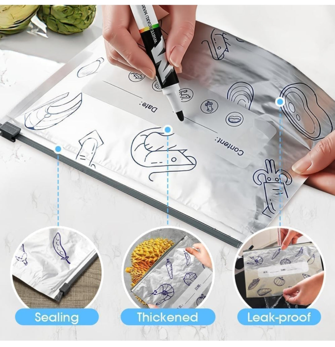 π₯ Reusable Food Storage Bags β Freshness Made Simple(Pack of 10)