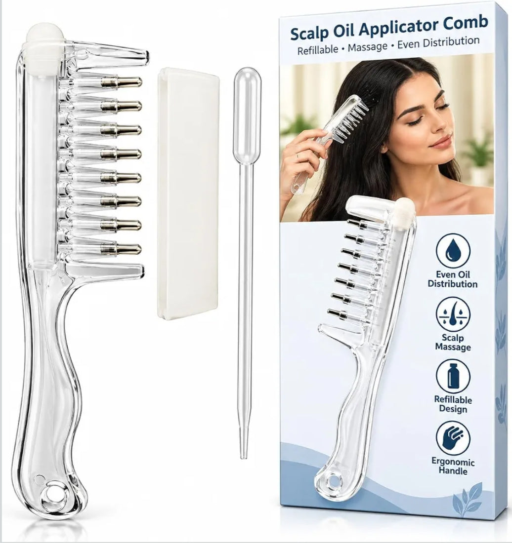 Applicator Massage Hair Comb for Scalp Massage