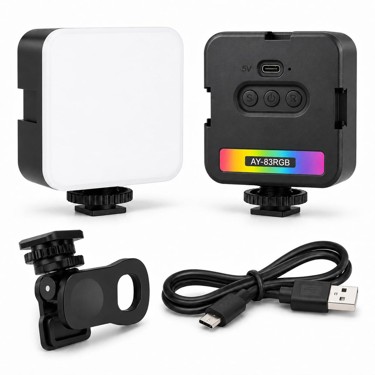 🌈 RGB Pocket Camp Light – Portable LED Camera .