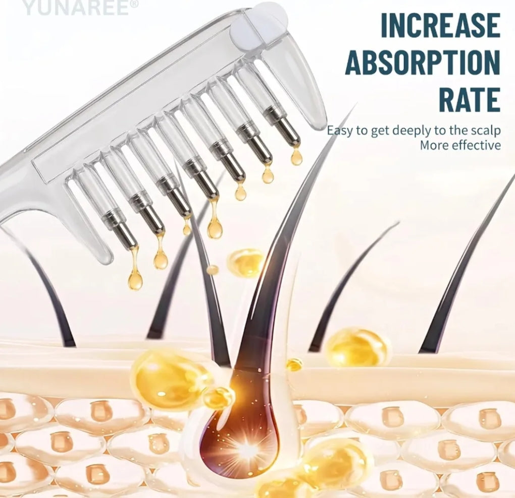 Applicator Massage Hair Comb for Scalp Massage